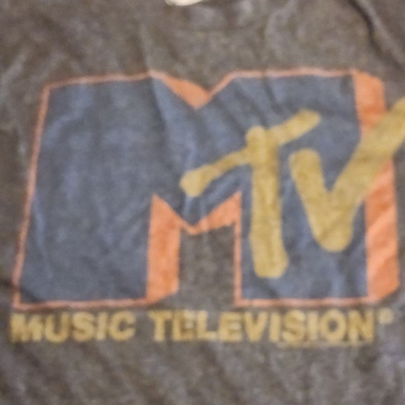 Old Navy Collectabilitees T Shirt MTV Classic Size Small Gray Short Sleeve - Picture 3 of 9